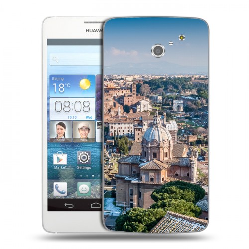 Дизайнерский пластиковый чехол для Huawei Ascend D2 рим