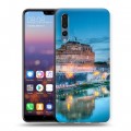 Дизайнерский силиконовый с усиленными углами чехол для Huawei P20 Pro рим