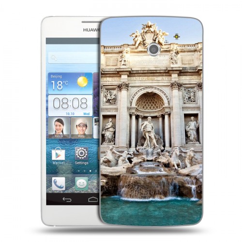 Дизайнерский пластиковый чехол для Huawei Ascend D2 рим