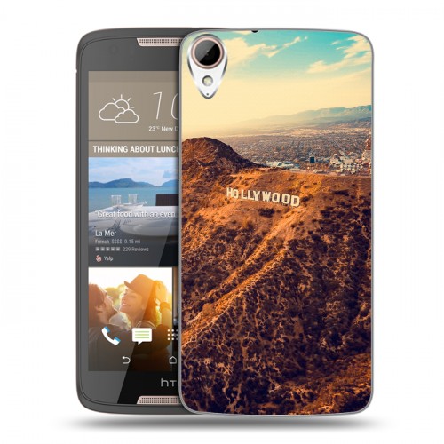 Дизайнерский силиконовый чехол для HTC Desire 828 Лос-Анджелес