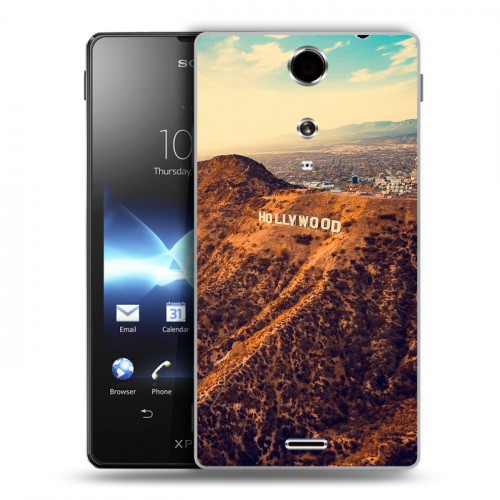 Дизайнерский пластиковый чехол для Sony Xperia TX Лос-Анджелес