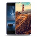 Дизайнерский пластиковый чехол для Nokia 8 Лос-Анджелес