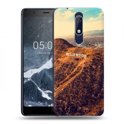 Дизайнерский пластиковый чехол для Nokia 5.1 Лос-Анджелес