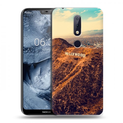 Дизайнерский пластиковый чехол для Nokia 6.1 Plus Лос-Анджелес