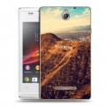 Дизайнерский пластиковый чехол для Sony Xperia E Лос-Анджелес