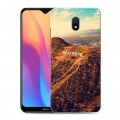 Дизайнерский силиконовый с усиленными углами чехол для Xiaomi RedMi 8A Лос-Анджелес