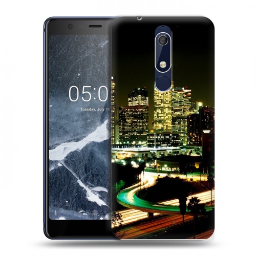 Дизайнерский пластиковый чехол для Nokia 5.1 Лос-Анджелес