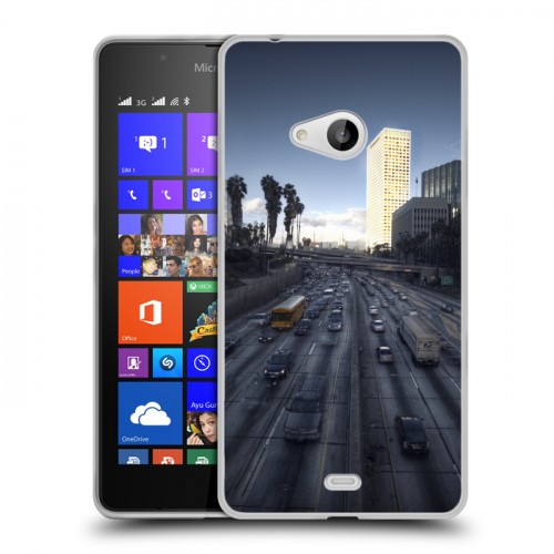 Дизайнерский пластиковый чехол для Microsoft Lumia 540 Лос-Анджелес