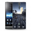 Дизайнерский пластиковый чехол для Sony Xperia S Лос-Анджелес