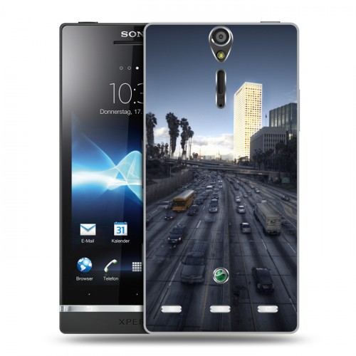 Дизайнерский пластиковый чехол для Sony Xperia S Лос-Анджелес