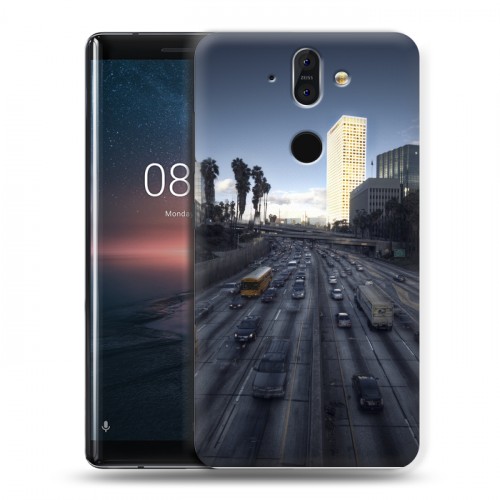 Дизайнерский пластиковый чехол для Nokia 8 Sirocco Лос-Анджелес