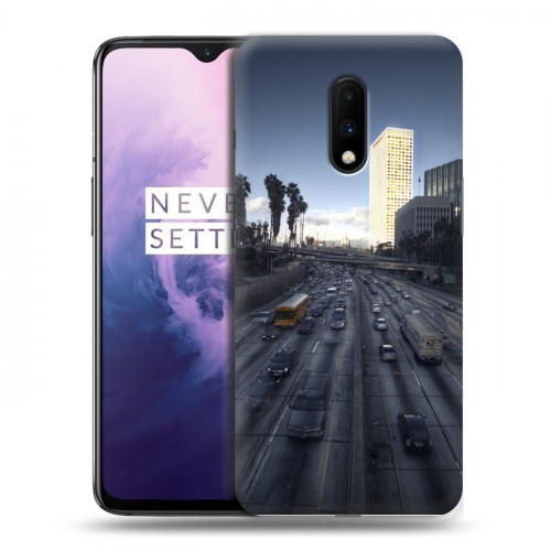 Дизайнерский пластиковый чехол для OnePlus 7 Лос-Анджелес