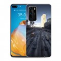 Дизайнерский пластиковый чехол для Huawei P40 Лос-Анджелес