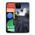 Дизайнерский пластиковый чехол для Google Pixel 5 Лос-Анджелес