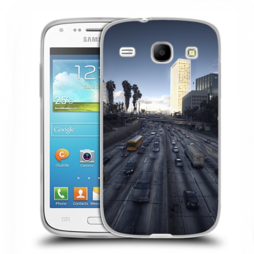 Дизайнерский пластиковый чехол для Samsung Galaxy Core Лос-Анджелес