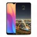 Дизайнерский силиконовый с усиленными углами чехол для Xiaomi RedMi 8A Лос-Анджелес