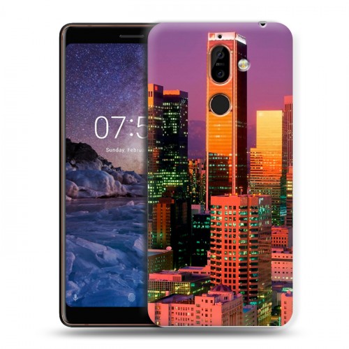 Дизайнерский пластиковый чехол для Nokia 7 Plus Лос-Анджелес