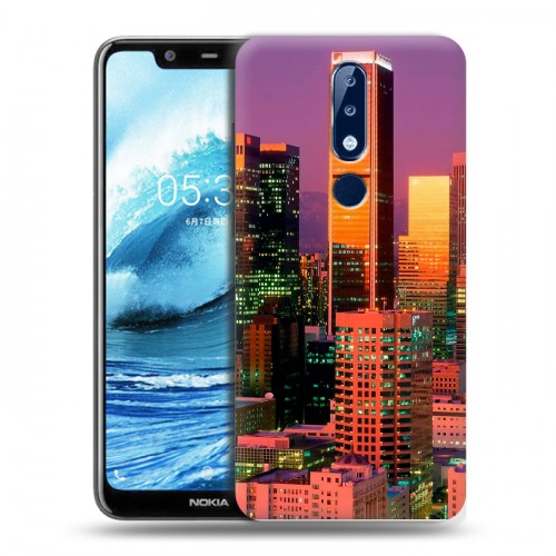 Дизайнерский пластиковый чехол для Nokia 5.1 Plus Лос-Анджелес