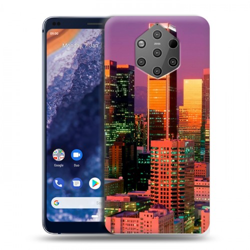 Дизайнерский силиконовый чехол для Nokia 9 PureView Лос-Анджелес