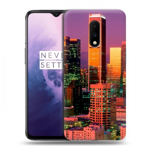 Дизайнерский пластиковый чехол для OnePlus 7 Лос-Анджелес