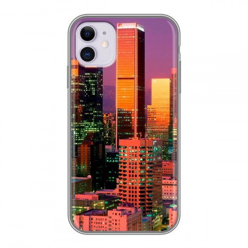 Дизайнерский силиконовый чехол для Iphone 11 Лос-Анджелес