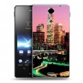 Дизайнерский пластиковый чехол для Sony Xperia TX Лос-Анджелес