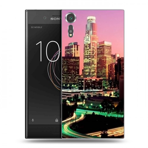 Дизайнерский пластиковый чехол для Sony Xperia XZs Лос-Анджелес