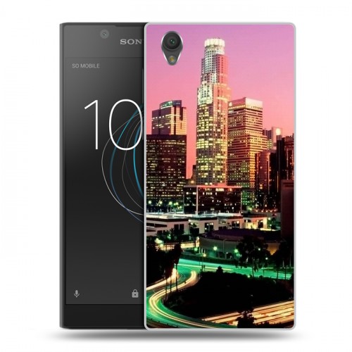 Дизайнерский пластиковый чехол для Sony Xperia L1 Лос-Анджелес