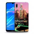 Дизайнерский пластиковый чехол для Huawei Y6 (2019) Лос-Анджелес