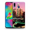 Дизайнерский пластиковый чехол для Samsung Galaxy M20 Лос-Анджелес