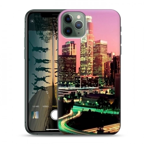 Дизайнерский пластиковый чехол для Iphone 11 Pro Max Лос-Анджелес