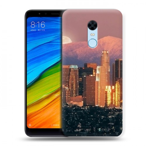 Дизайнерский пластиковый чехол для Xiaomi RedMi 5 Plus Лос-Анджелес
