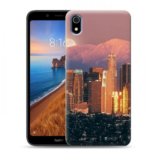 Дизайнерский силиконовый чехол для Xiaomi RedMi 7A Лос-Анджелес