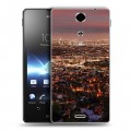 Дизайнерский пластиковый чехол для Sony Xperia TX Лос-Анджелес