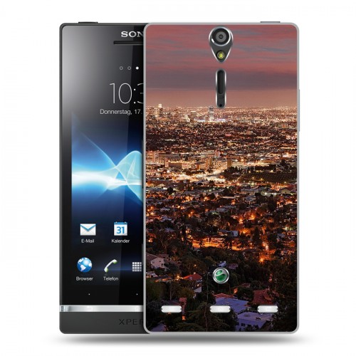 Дизайнерский пластиковый чехол для Sony Xperia S Лос-Анджелес