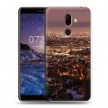 Дизайнерский пластиковый чехол для Nokia 7 Plus Лос-Анджелес