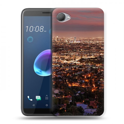 Дизайнерский пластиковый чехол для HTC Desire 12 Лос-Анджелес