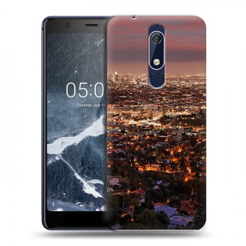 Дизайнерский пластиковый чехол для Nokia 5.1 Лос-Анджелес