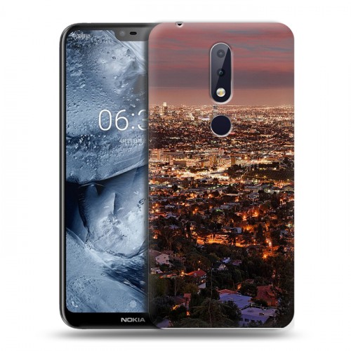 Дизайнерский пластиковый чехол для Nokia 6.1 Plus Лос-Анджелес