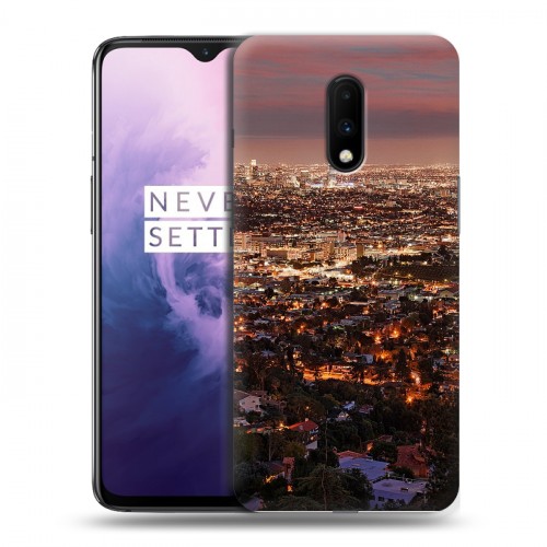 Дизайнерский пластиковый чехол для OnePlus 7 Лос-Анджелес