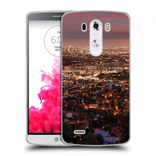 Дизайнерский пластиковый чехол для LG G3 (Dual-LTE) Лос-Анджелес