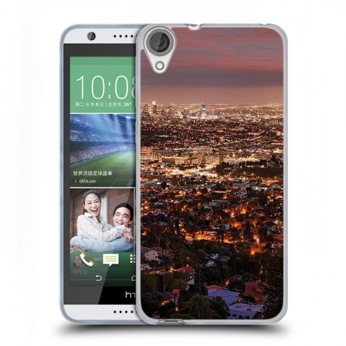Дизайнерский силиконовый чехол для HTC Desire 820 Лос-Анджелес