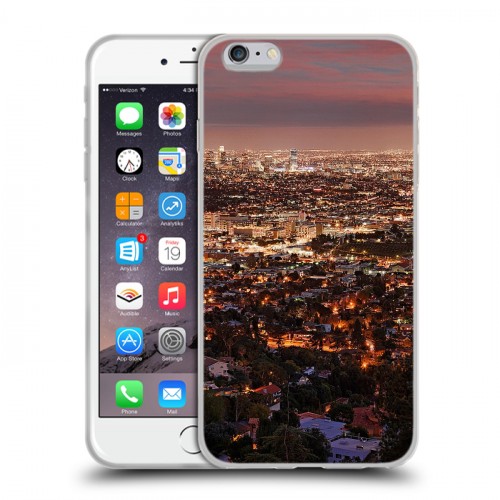 Дизайнерский силиконовый чехол для Iphone 6 Plus/6s Plus Лос-Анджелес