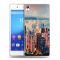 Дизайнерский пластиковый чехол для Sony Xperia Z3+ Гонконг