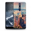 Дизайнерский пластиковый чехол для Nokia 5.1 Гонконг