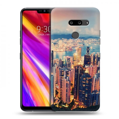 Дизайнерский пластиковый чехол для LG G8 ThinQ Гонконг