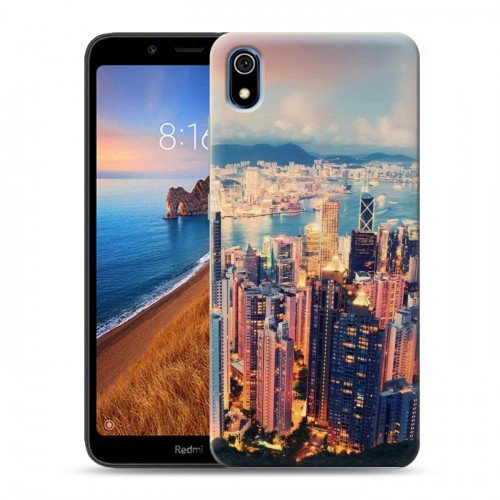 Дизайнерский силиконовый чехол для Xiaomi RedMi 7A Гонконг