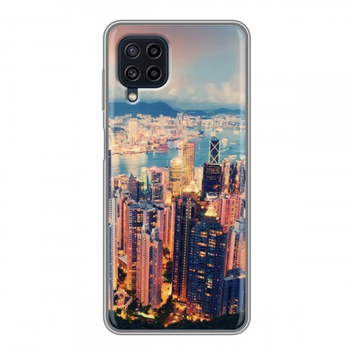Дизайнерский пластиковый чехол для Samsung Galaxy A22 Гонконг