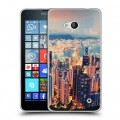 Дизайнерский пластиковый чехол для Microsoft Lumia 640 Гонконг