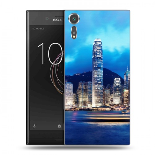 Дизайнерский пластиковый чехол для Sony Xperia XZs Гонконг